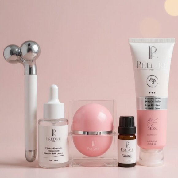 Predire Paris Cherry Blossom Anti-Wrinkle Skin Care Set – Sealed in Box - Picture 8 of 8